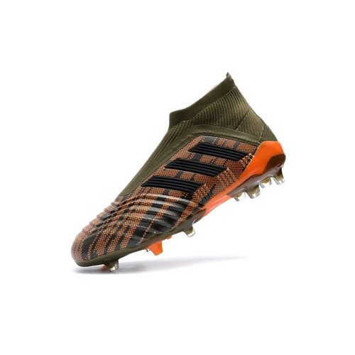 adidas Predator 18+ FG para Niños - Verde Naranja_9.jpg